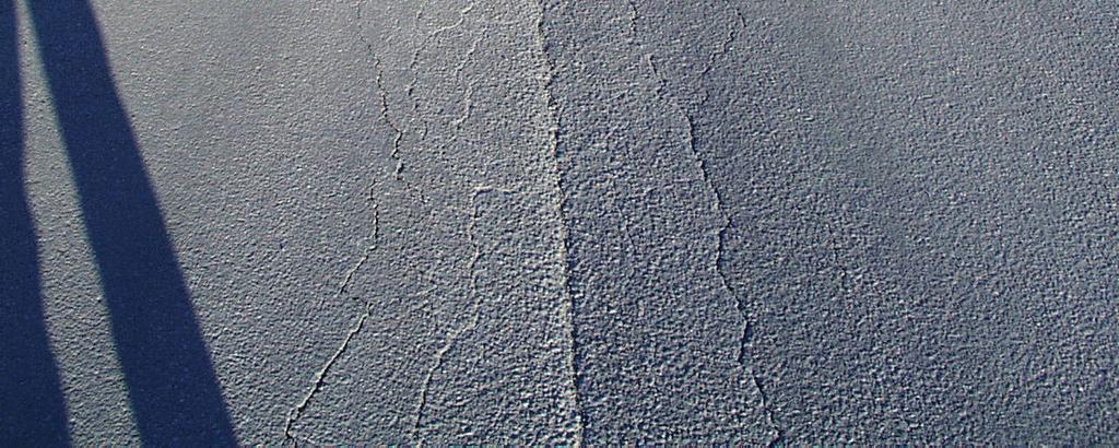 sammanfaller med vänster hjulspår (Foto: VTI Safwat Said, 1999).