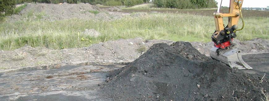 förstärkningslager av bottenaska
