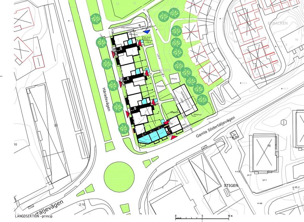 1 INLEDNING Föreliggande PM behandlar förutsättningar för detaljplan, med avseende på förorenad mark inom fastigheten Lövdungen i Huddinge.
