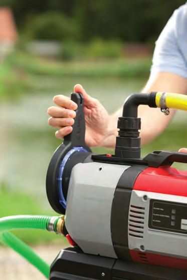 TRYCKPUMPAR GÖR TRÄDGÅRDEN TILL EN OAS COMFORT OCH PREMIUM TRYCKPUMPAR FRÅN AL-KO PATENTED PATENTED HÖG VERKNINGSGRAD, TYSTGÅENDE DRIFT Tack vare den tryckstarka flödestekniken i fem steg med en