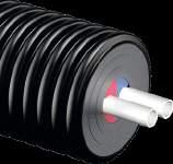 Uponor Ecoflex Thermo Twin Värmeledningstal i mark: Täckdjup: 1,0 W/mK 0,8 m 45 40 2 x 63/200 35 Värmeförlust [W/m] 30 25 20 15 2 x 50/200 2 x 40/175 2 x 32/175 2 x 25/175 10 5 0 10 30 50 70 90