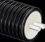 Uponor Ecoflex Thermo PRO Twin Värmeledningstal i mark: 1,0 W/mK Täckdjup: 0,8 m 30 25 2x63/200 Värmeförlust [W/m] 20 15 10 2x50/200 2x40/175 2x32/145 2x40/200 2x32/175 2x25/145 2x25/175 5 0 10 20 30