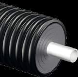 Uponor Ecoflex Thermo Thermo Single d2 Mediarörets dimension du x s Mantelns ytterdiameter mm Isoleringens tjocklek mm Vikt