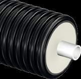 Uponor Ecoflex Thermo PRO Thermo PRO Single d2 Mediarörets dimension d x s Mantelns ytterdiameter mm Isoleringens tjocklek mm Vikt kg/m Böjradie m Max rullängd m 40x3.7 145 42 1,99 0,5 240 40x3.