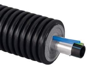 Uponor Ecoflex Supra PLUS Allmänt Uponor Ecoflex Supra PLUS är en isolerad vattenledning med brett användningsområde som är frostskyddad med en självreglerande värmekabel.