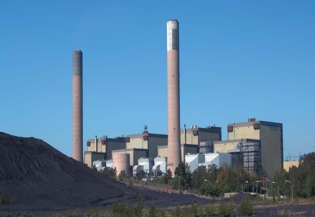 Flygaskan fångas upp i filter Typisk oxidsammansättning: SiO2 40-55 % Al2O3 20-30 % Fe2O3