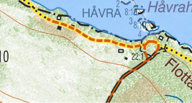 Håvrahällan Skala detaljkarta 1:4 000 Bro Lantmäteriet Geodatasamverkan och