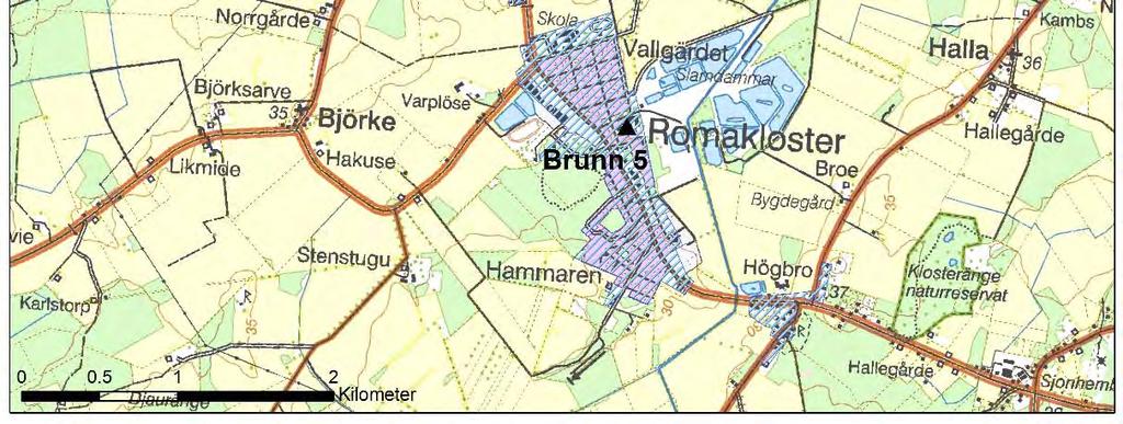 Av den totala förbrukningen står Roma för ca 85 % och Dalhem för ca 15 %. Enligt Region Gotlands långsiktiga prognos bedöms nuvarande uttag vara tillräckligt för de kommande 30 åren. 2.