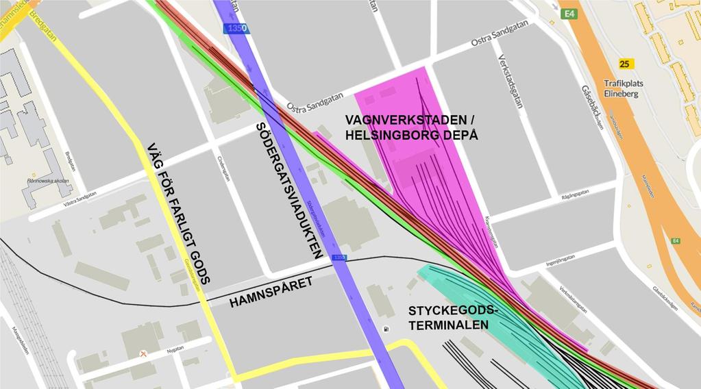 4.3 Norra delen av godsbangården I det här avsnittet redovisas och kategoriseras resultatet av intervjumaterialet från norra delarna av bangården.