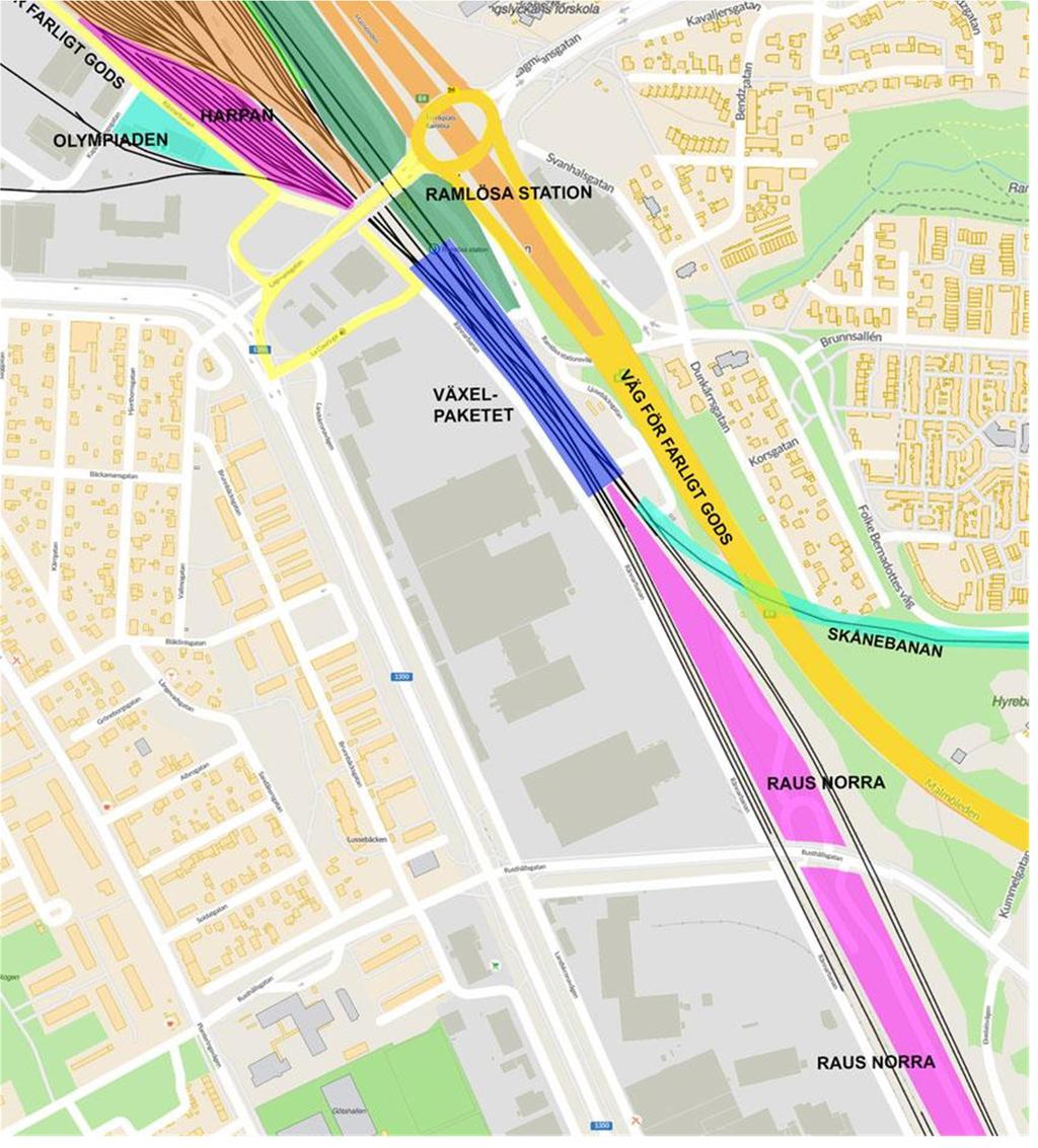 4.5 Södra delen av bangården I det här avsnittet redovisas och kategoriseras resultatet av intervjumaterialet från södra delarna av bangården.