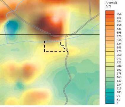 Figur 2 Gåsvik, planområdet med skiss för 15 tomter I nuläget saknas en topografisk grundkarta över området, vilket ökar osäkerheten i bedömningarna.