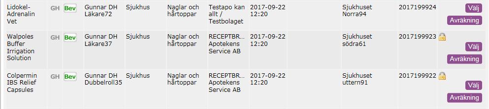 1. Avräkningsfunktion i KLAS 1.