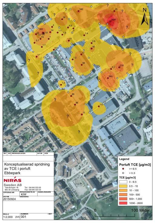 Fördjupad analys av enstaka faktorer Markföroreningar Inom Wahlbecksområdet vilket ligger i direkt anslutning till de båda planområdena har det bedrivits verksamheter av varierande slag under nära