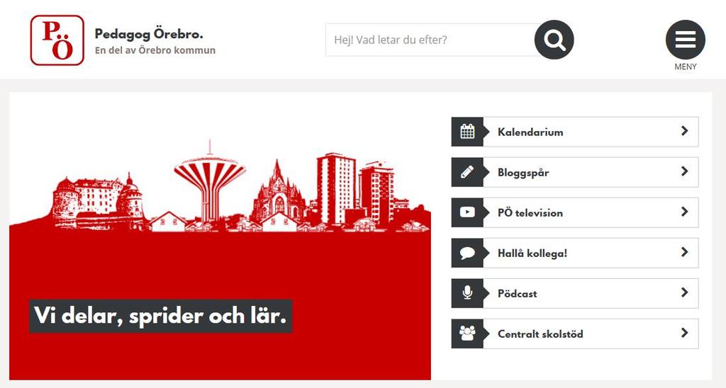 Pedagog Örebro Kommunens sida för pedagoger Ett pågående