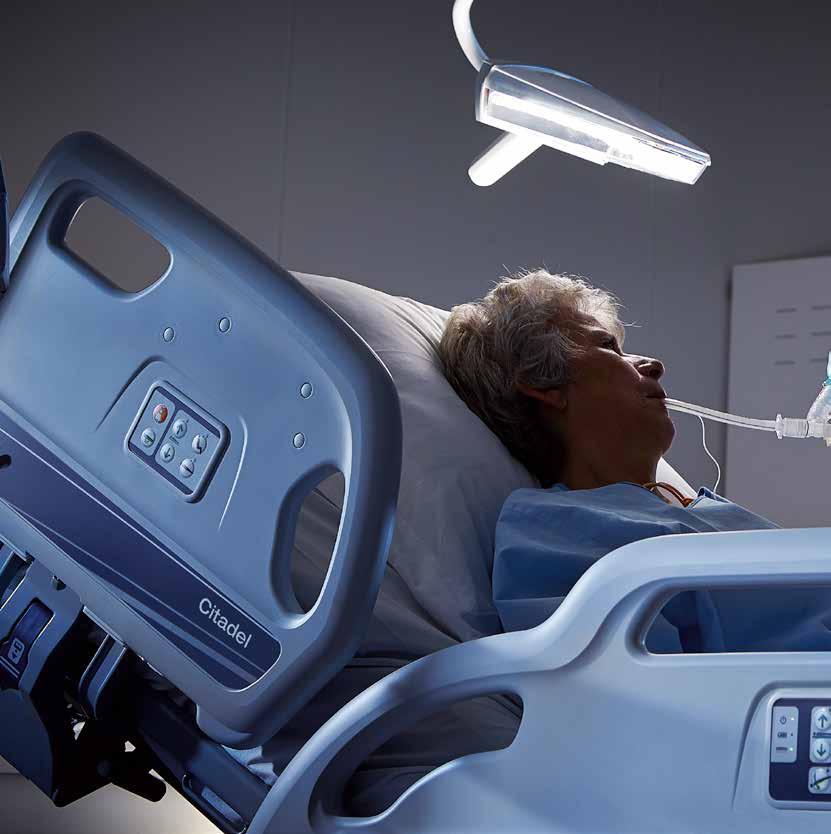 Prisvärd flexibilitet Citadel patientvårdssystem är designat för att erbjuda sjukhus en prisvärd sängramslösning som tillgodoser den