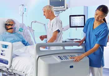 Citadel patientvårdssystem erbjuder centrala sängramsfunktioner som behövs på medicin-/ kirurg-, intermediärvårds- och