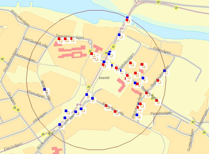 10 (35) Olycksstatistik För att undersöka trafiksäkerhetssituationen i det aktuella området har statistik från Transportstyrelsens olycksdatabas, STRADA, inhämtats.