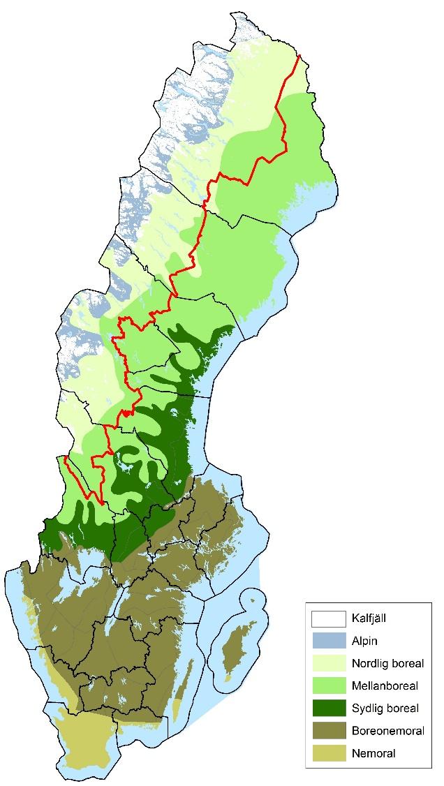 RAPPORT 2018/11 lerig morän36, samt en större atlantisk klimatpåverkan jämfört med resten av nordvästra Sverige37.