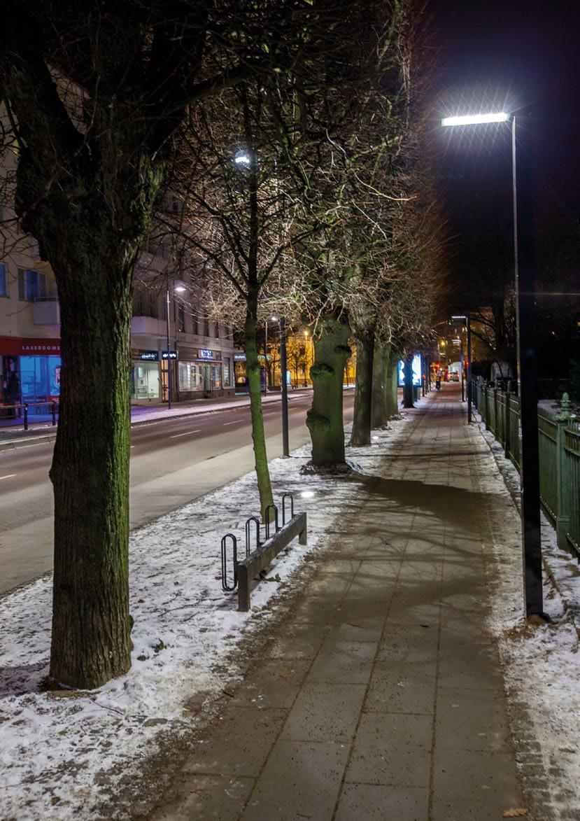 Förbättrad belysning i Gamla