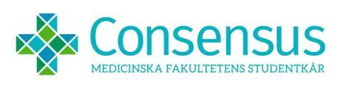 Consensus Medicinska fakultetens studentkår 1 Verksamhetsberättelse 17/18 Mål från verksamhetsplanen Hålla i en utbildning per termin för studentrepresentanter, kursrepresentanter samt olika