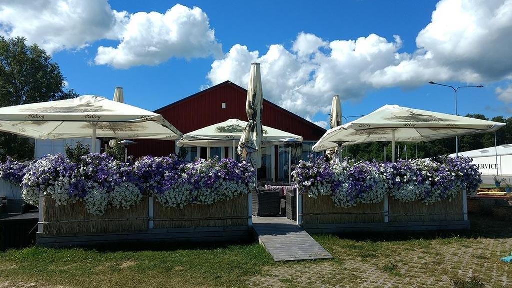 Bastun på kvällen kändes extra skön då det är så kallt ute på havet och man längtar efter värme.