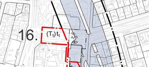 Servicetunnel Skår Valt alternativ i detaljplanerna för järnvägstunneln Nordligt alternativ Övrigt studerat alternativ Sydligt alternativ För att undvika intrång i fornlämning har läget för en