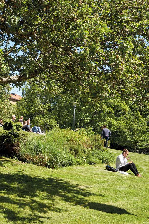 ett uppfriskande motionspass. Kanske unna dig en stund i solen och ta en promenad till några av våra rofyllda restauranger och caféer.