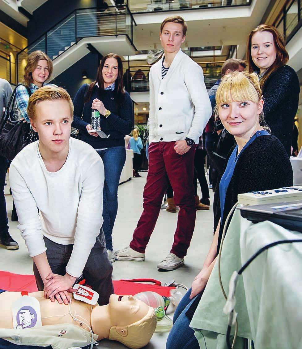 Kampusdagen är den gemensamma aktivitetsdagen för organisationerna som verkar på Mejlans sjukhusområde och är avsedd för gymnasieelever och elever i årskurs 9 som funderar över sitt yrkesval. Seure.