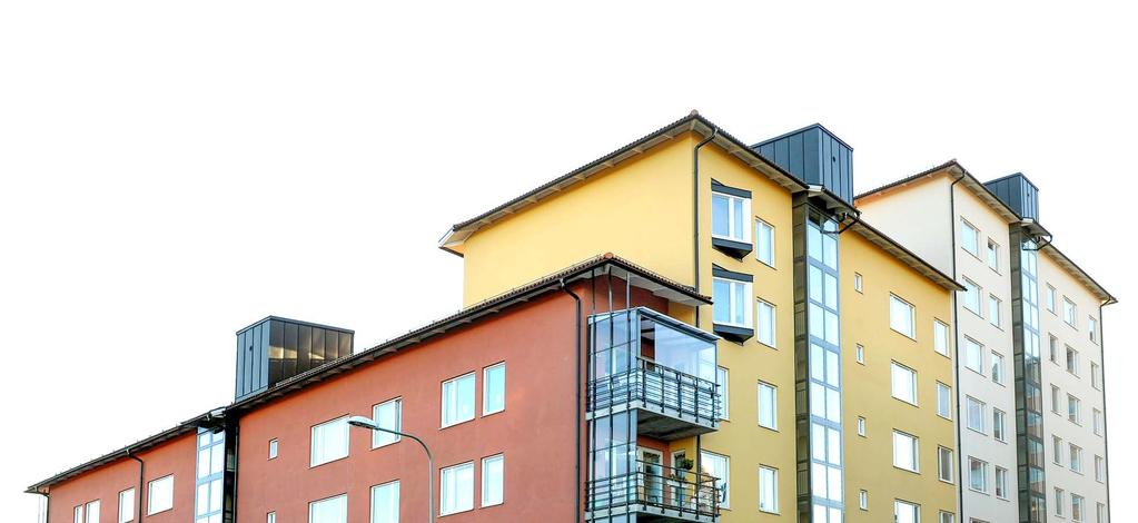 // FÖRVALTNING // FÖRVALTNING Insatser i våra områden CENTRALA HUDDINGE VÅRBY 2017 2017 Tak på flera fastigheter har bytts. Ny belysning på samtliga loftgångar i Vårby gård.