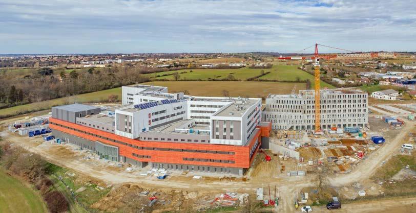 Bygger för framtiden nya sjukhus stödjer tillväxt Toulouse regionen Capio La Croix du Sud Sammanslagning av två Capio-sjukhus till ett sjukhus Verksamheterna flyttar i oktober 2018 Lyon regionen