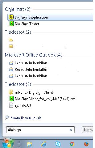 1.2 Starta programmet Om ikonen inte syns, försök starta om programmet genom att leta upp det i Start-menyn: 1.