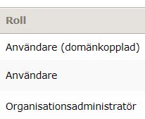 Exempel på uppdelningar skulle kunna vara olika roller, olika tidsperioder eller olika stationer inom organisationen.