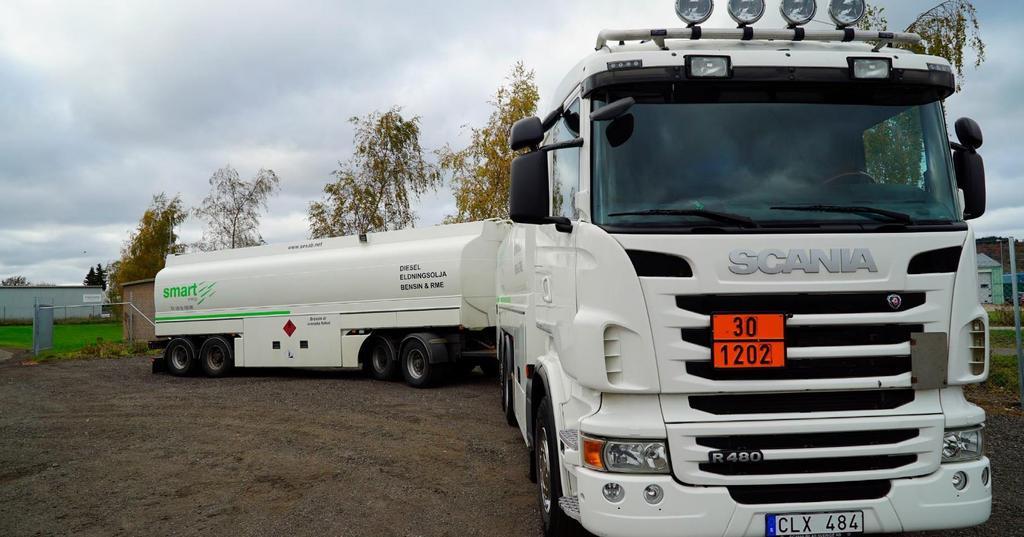 VAD ERBJUDER SMART ENERGY? Via tankstationer på svenska landsbygden erbjuda befolkningen en säker och stabil leverantör av bränslen.