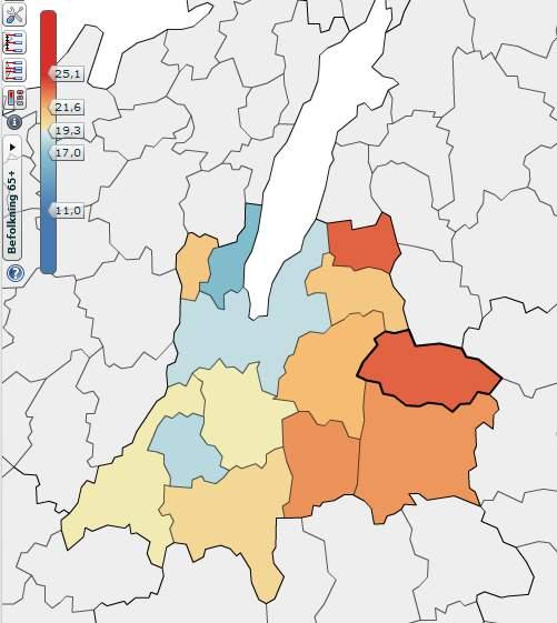 Vi har en åldrande befolkning i Sverige. Medelåldern har stigit från 37,1 år 1968 till 41,2 år 2012.
