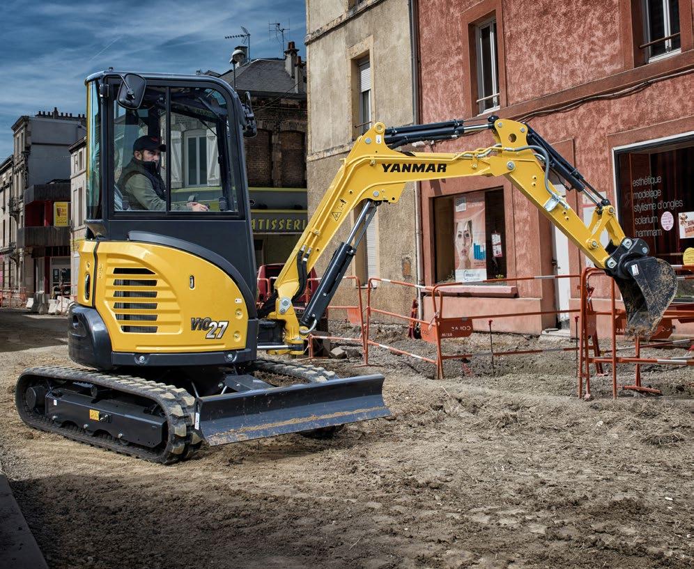MINIGRÄVMASKIN ViO27-6 Arbetsvikt Motor Grävkraft (arm) Grävkraft (skopa) 2