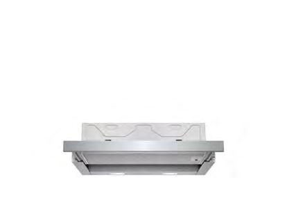 Franke 392-10 rostfri front, utdragbar fläkt D Franke 392-10 svart front, utdragbar