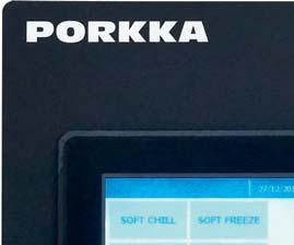 Inventus Blast Chillers/Freezers Porkkas nyutvecklade SMH process controller Porkkas ny XB800 styrenhet har en inbyggd SMH process controller som är optimerad för snabbnedkylning/ snabbnedfrysning i