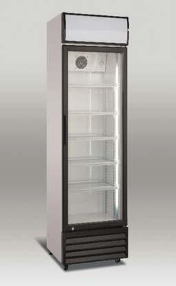 Tel. 0156-48 40 Exponeringskylskåp SD SD-serien av kylskåp med glasdörr täcker en mångfald förvaringsbehov och