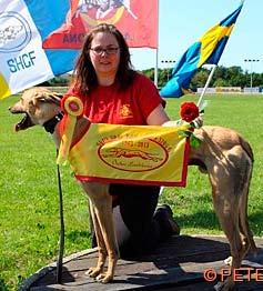 75, Eskil Nilsson, CIM. 2:a Veyron, 28.85, Annelie Lundin, SHS. 3:a Live, 29.04, M Iqbal, Danmark. 4:a Killishin Jamar, 29.38, Heide Föhn, Danmark. 5:a Prince Black Pearl, 29.