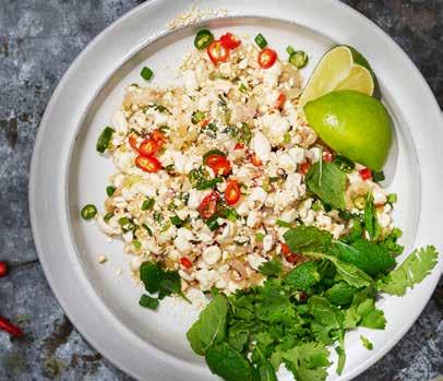 Vegetarisk fisksås 4 msk Färskpressad limejuice 4 msk Riktigt fräsch!