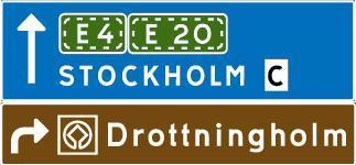 utmärkning av turistmål.