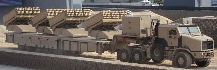 Rubrik 122 mm raketartillerisystem Jobaria MCL Jobaria Defense Systems (JDS) Multiple Cradle Launcher (MCL) är ett samarbete mellan det i Förenade Arabemiraten registrerade företaget JDS och Turkiska
