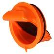 Golvbrunnar, plast, tillbehör 1102 Med 1 mm tjock rostfri, fyrkantig sil med urtag i mitten, rostfri ram, underdel i plast med klämringsfunktion samt skruv. För klinkergolv.