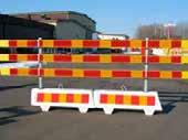 97 Spärrman Betongblock för avspärrning.