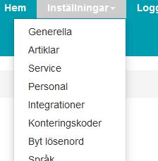 7.3 Integration med Boka direkt MoreFlo kassa kan kopplas samman med Boka Direkt som gör det lätt hantera bokningar för t.ex. salonger, frisörer och liknande.