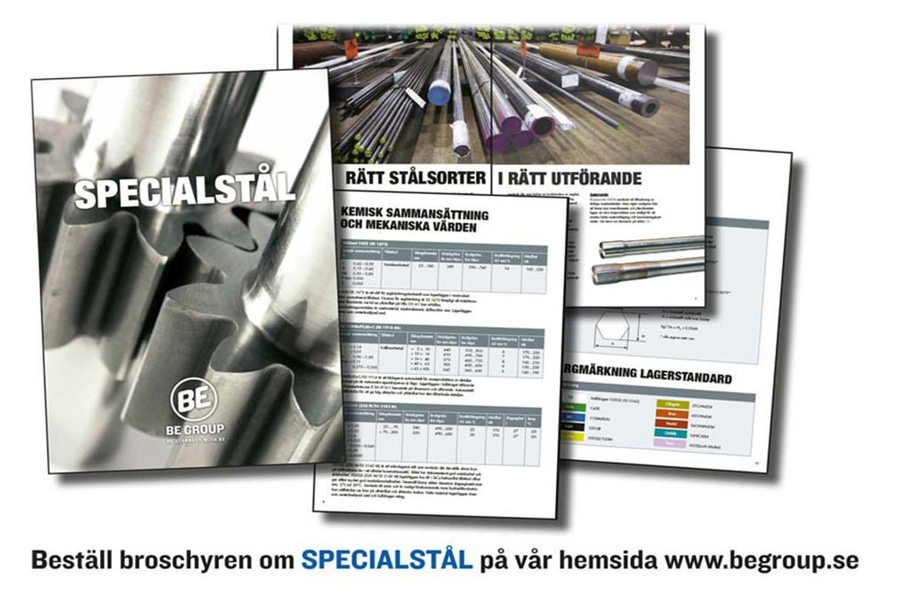 Specialstål Ämnesrör EN 10294-1 E470 (Dim. färdigmått utv. centre