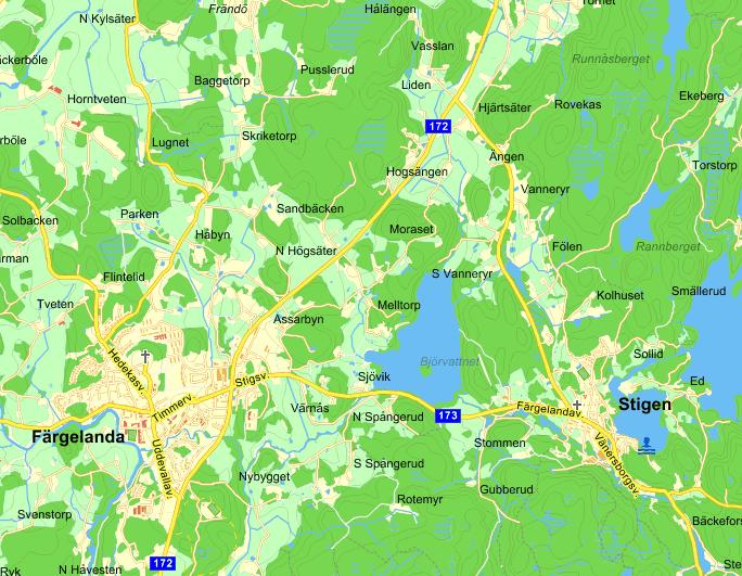 1 Inledning 1.1 Allmänt Samhället Stigen ligger ca 5 km öster om Färgelanda i Färgelanda kommun.
