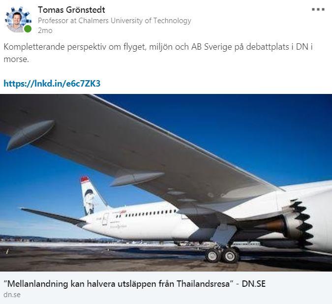 Hur bidrar Sverige globalt? 1. Satsa mer på tekniska innovationer och incitament - Utveckla mer teknik - Inför ny teknik 2.