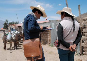Foto: Daniela Rodriguez Peru Marleny Apaza Condori är vice ordförande i Vision
