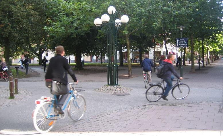 cyklister och andra trafikanter.